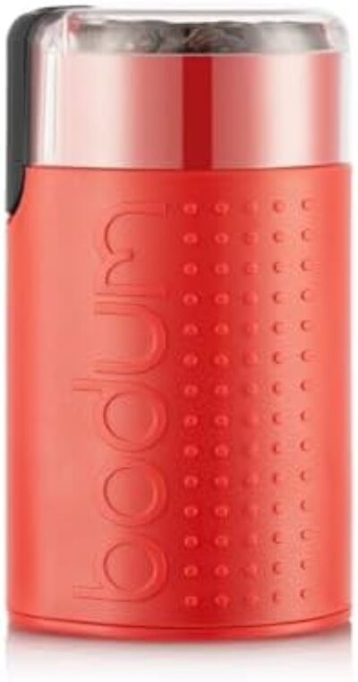 Bodum Bistro Electric Blade Coffee Grinder, Red